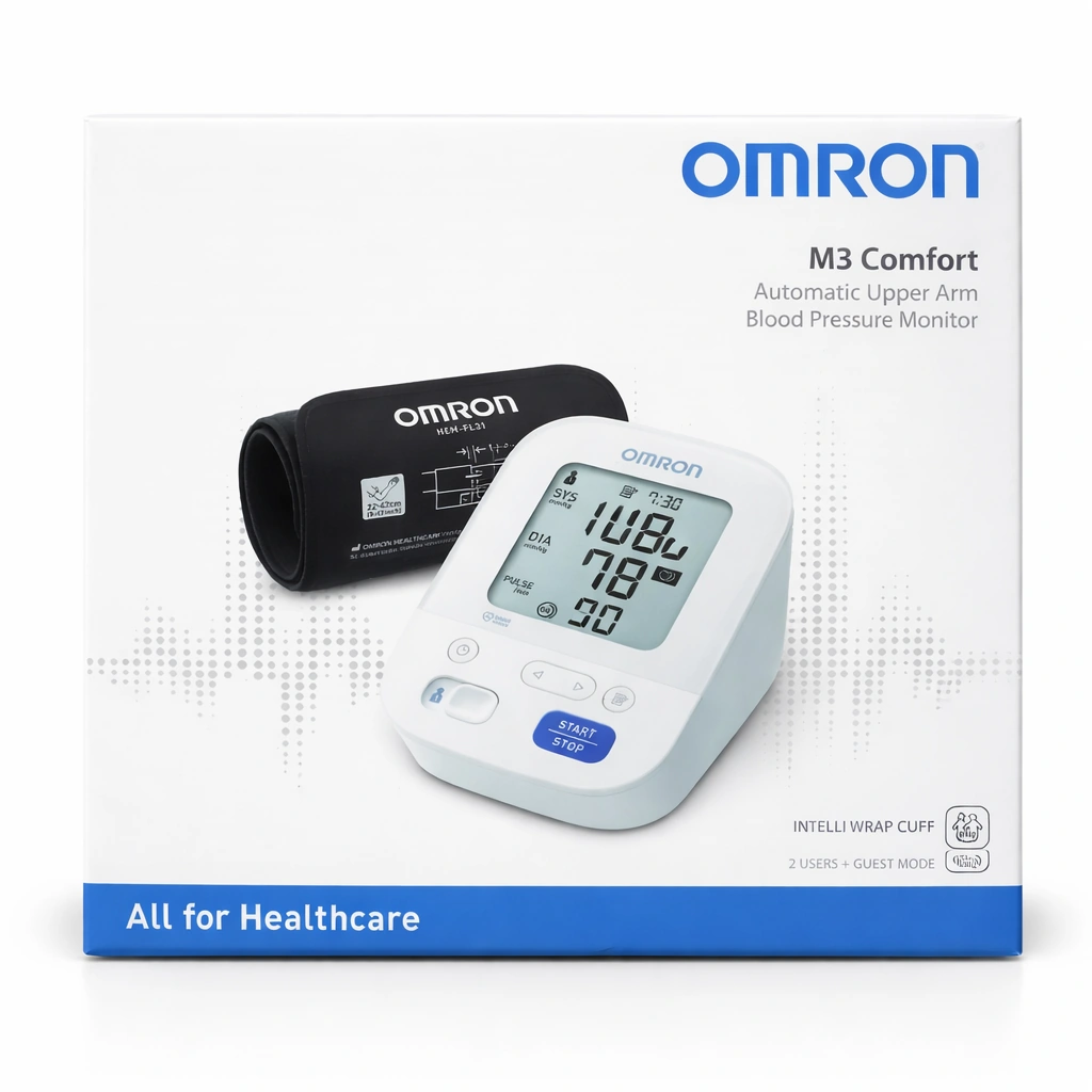 OMRON M3 Comfort Automatic Upper Arm Blood Pressure Monitor