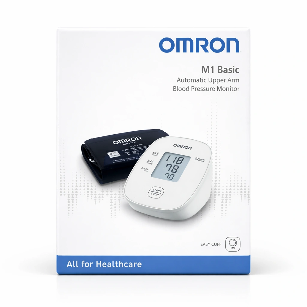 OMRON M1 Basic HEM-7121J-LAF Automatic Upper Arm Blood Pressure Monitor