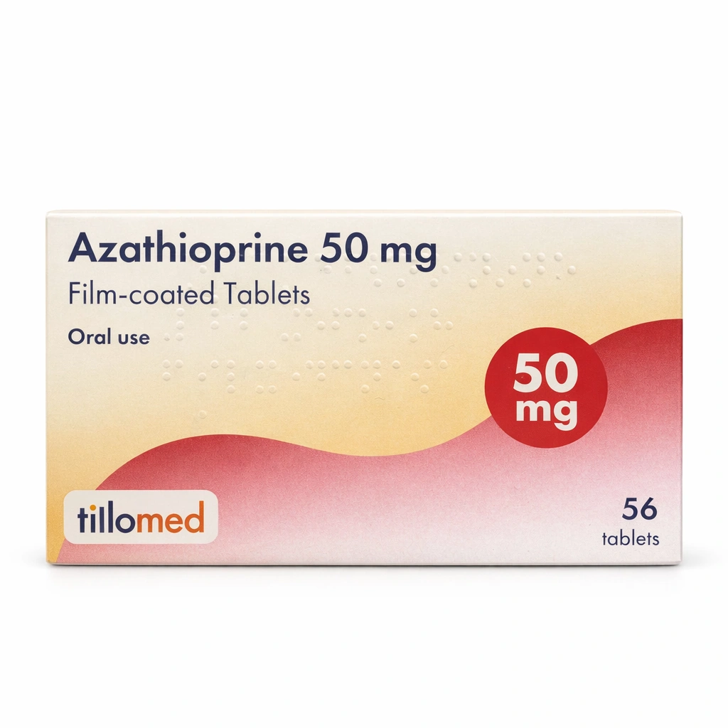 Tillomed Azathioprine 50 mg Film-coated Tablets x 56 tablets