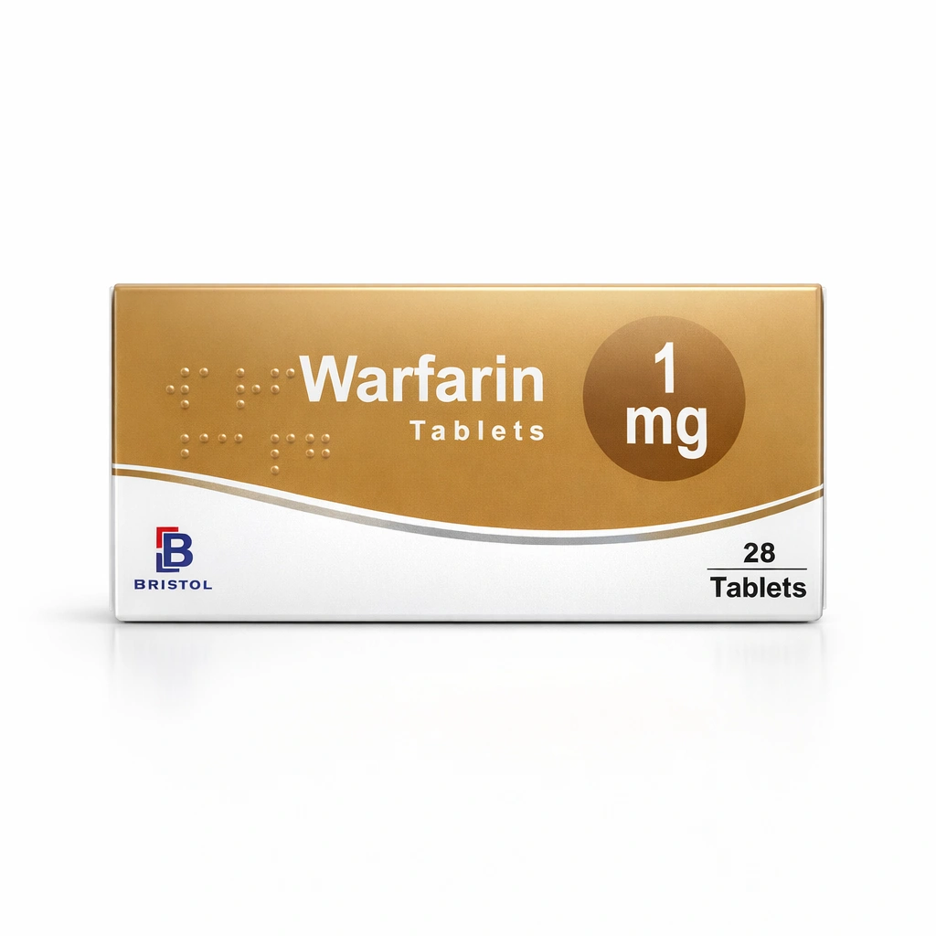 Bristol Warfarin 1 mg Tablets x 28 tablets