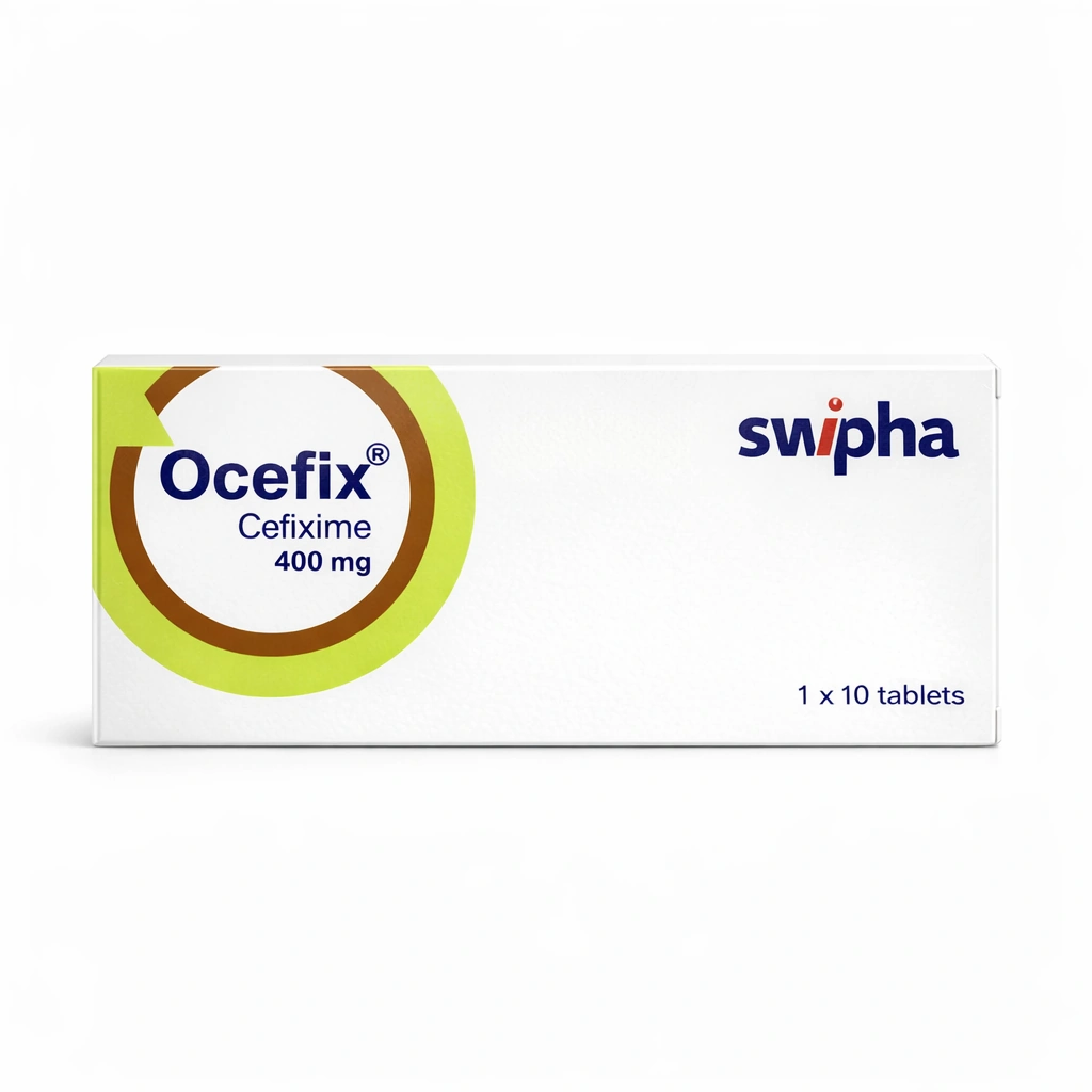 Ocefix Cefixime 400 mg Film-Coated Tablets x 10 tablets