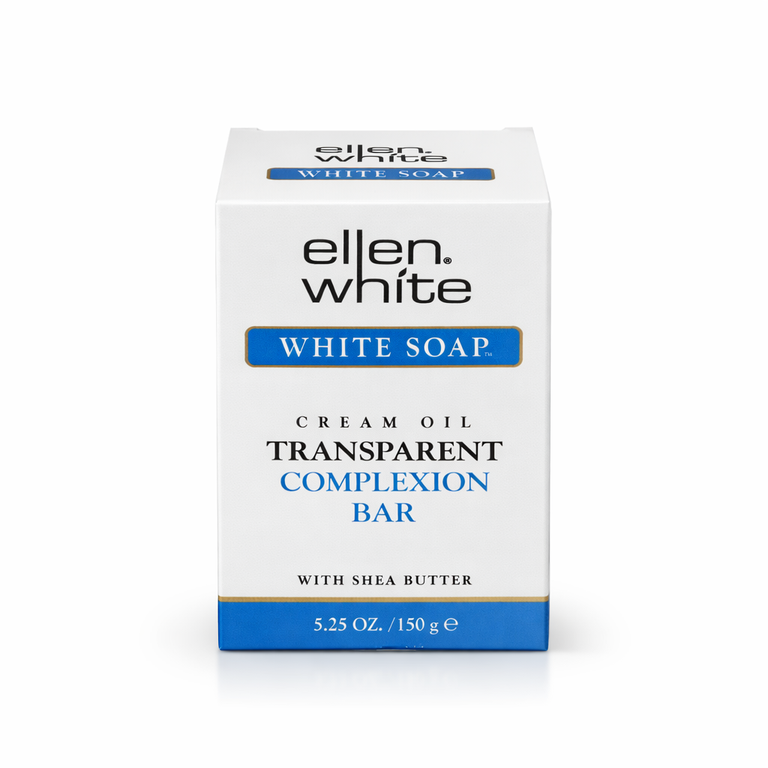 Ellen White Cream Oil Transparent Complexion Bar with Shea Butter 150g