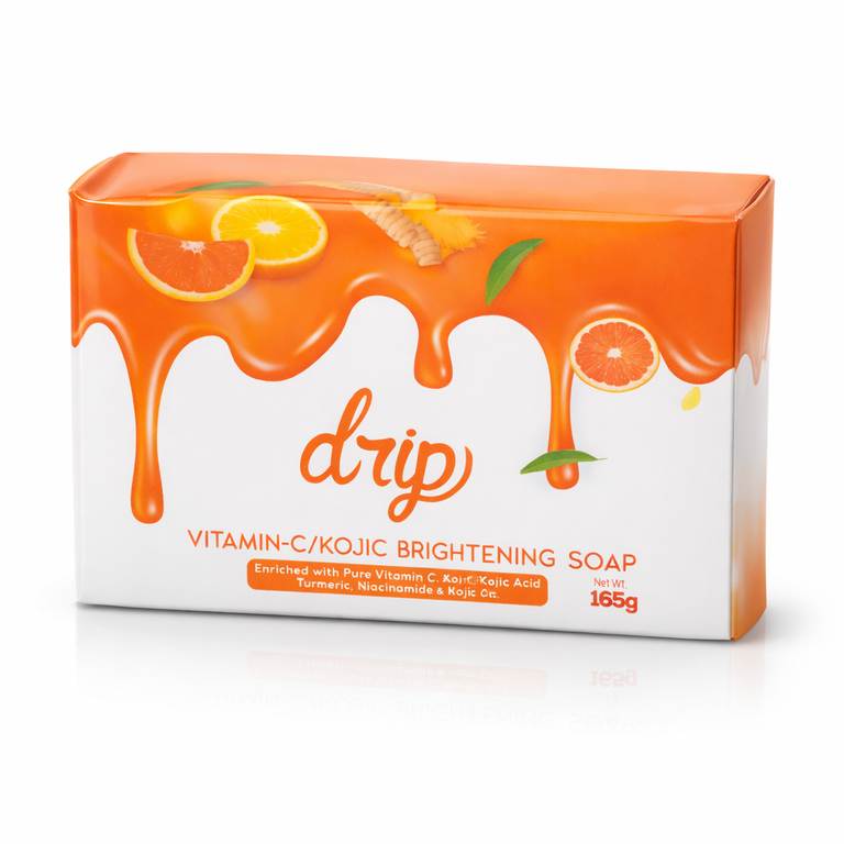 Drip Kojic Vitamin C Brightening Soap Bar 165g