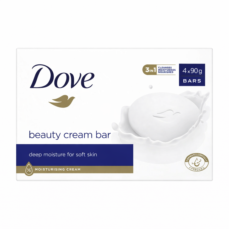 Dove Beauty Cream Bar Original 4 x 90 g