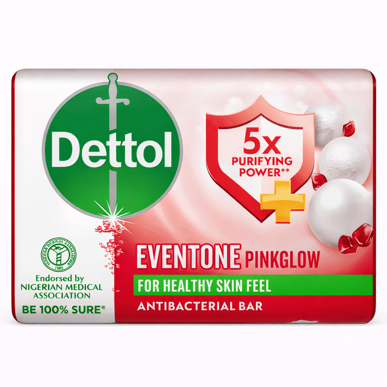Dettol Even Tone Pink Glow Soap Small (65g)