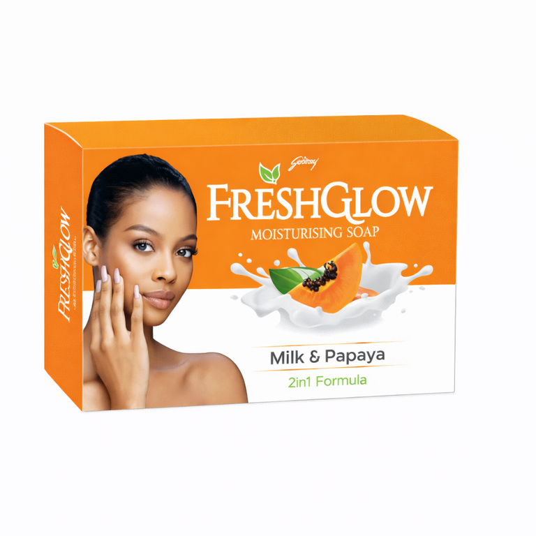 Freshglow Milk & Papaya Soap Bar 140 g