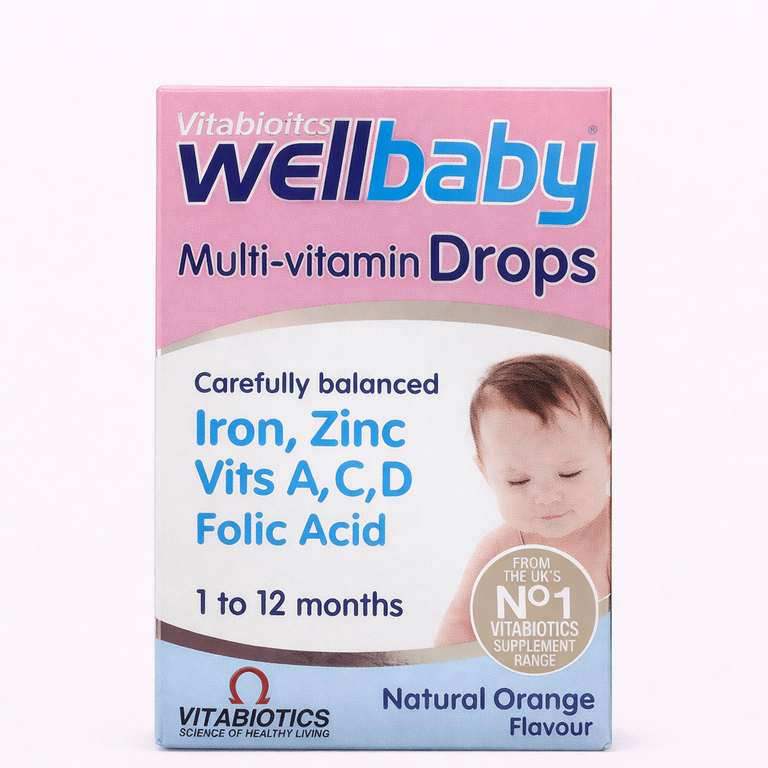 Vitabiotics Wellbaby Multi-vitamin Drops (4-12 Months) 30 ml