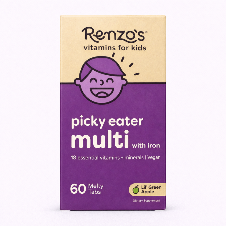 Renzo's Picky Eater Multi (Vegan Children's Multivitamin) x 60 melty tabs