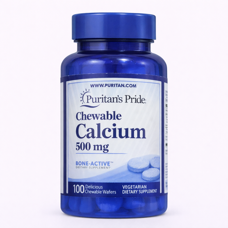 Puritan's Pride Chewable Calcium 500 mg x 100 wafers