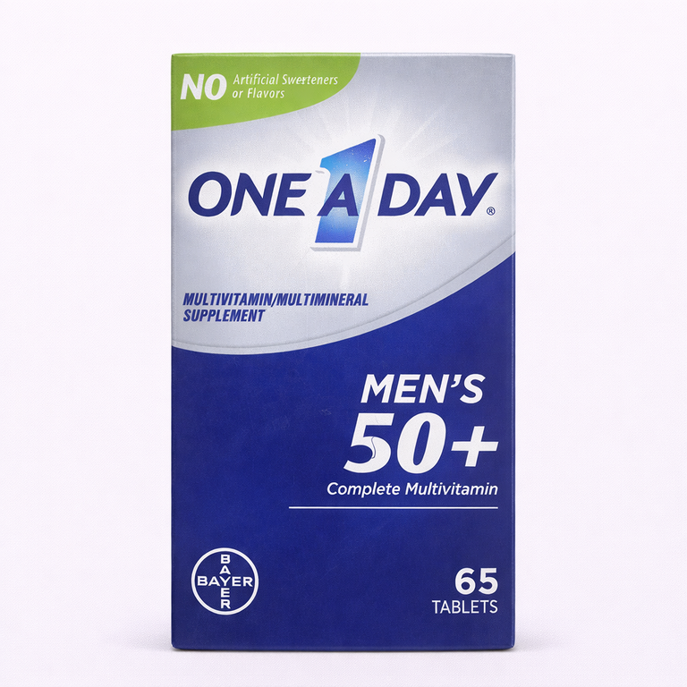 Bayer One A Day Men's 50+ Multivitamin & Multimineral x 65 tablets