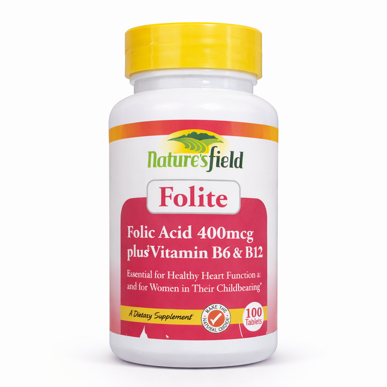 Nature's Field Folite (Folic Acid) 400 mcg x 100 tablets