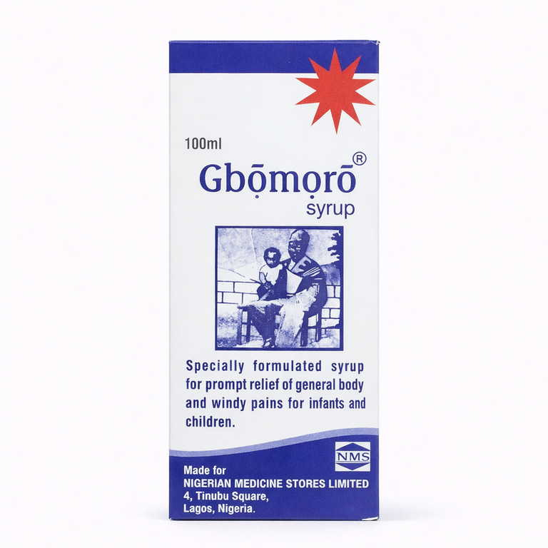 Gbomoro Teething & Colic Mixture (Paracetamol + Tincture) 100 ml