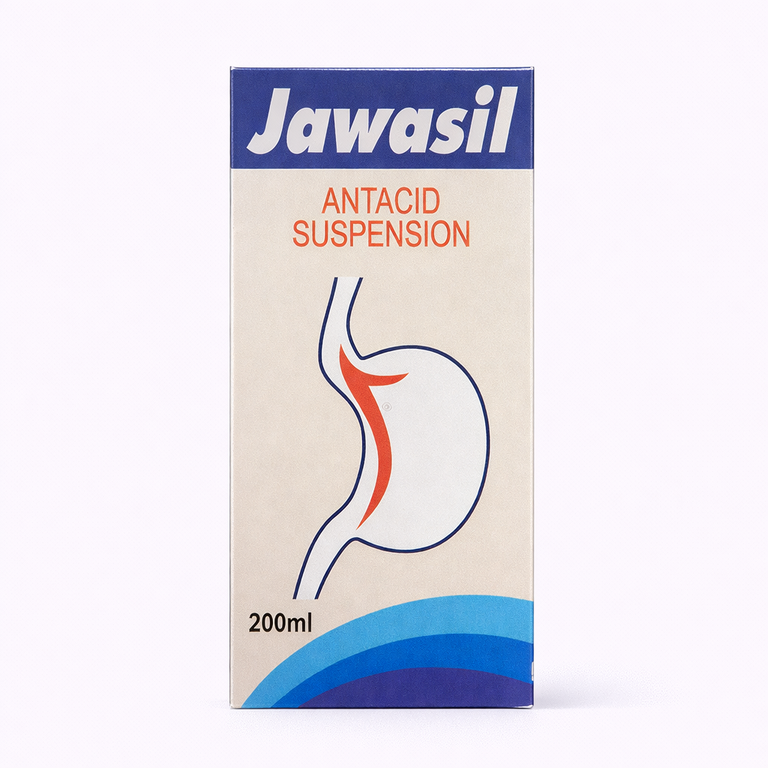 Jawasil Antacid Suspension (Aluminium + Magnesium + Simethicone) 200 ml