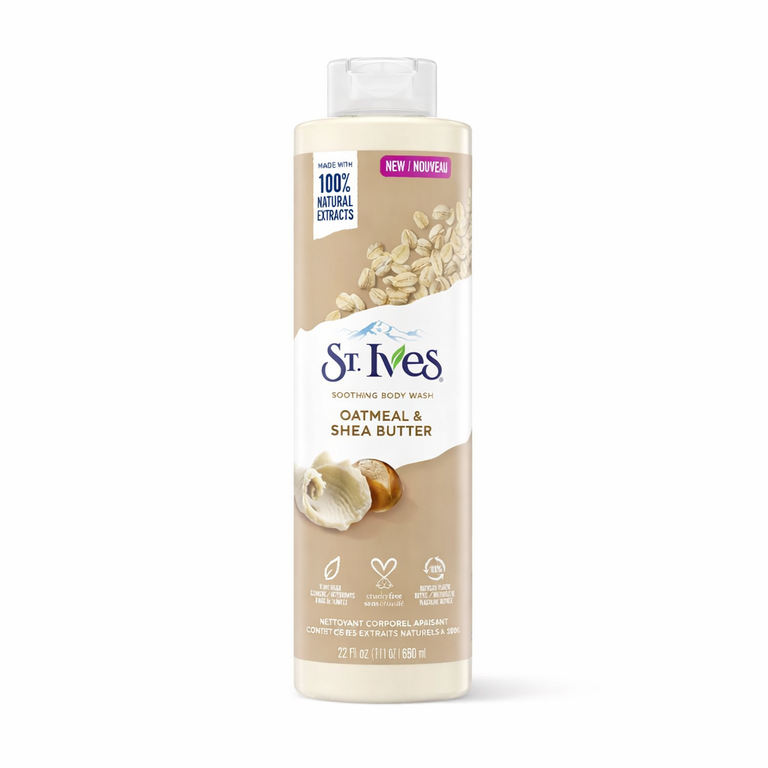 St. Ives Body Wash 650 ml (22 fl oz) - Oatmeal & Shea Butter