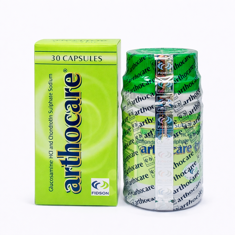 Arthocare Plain Capsules (Glucosamine 250 mg + Chondroitin 200 mg) x 30 capsules