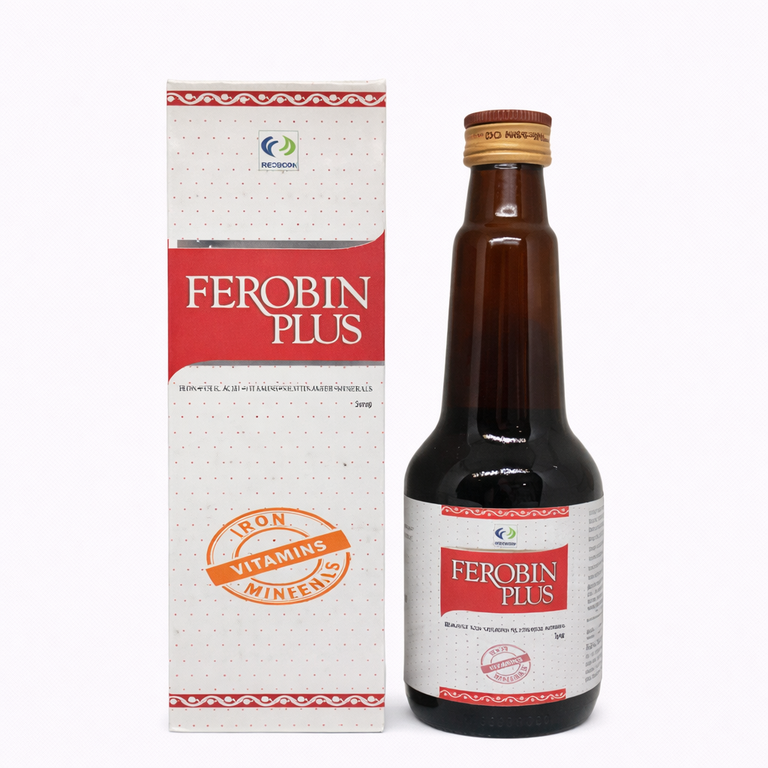 Ferobin Plus Haematinic Syrup (High Iron + Zinc) 200 ml