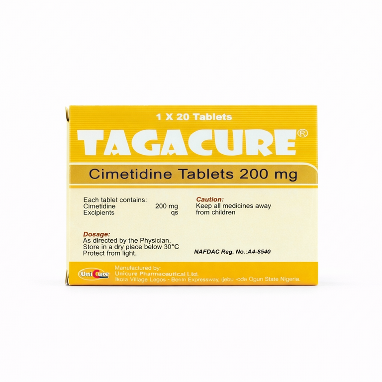 Unicure Tagacure Cimetidine Tablets 200 mg