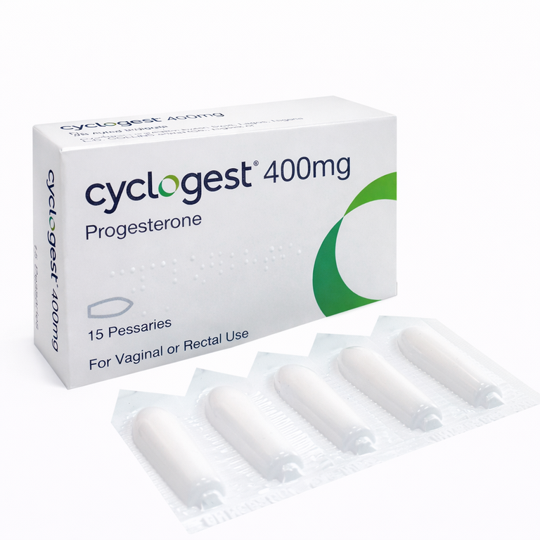 Cyclogest Progesterone Pessaries 400 mg x 15 Pessaries