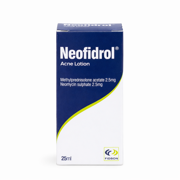 Fidson Neofidrol Acne Lotion (Methylprednisolone + Neomycin + Sulphur) 25 ml